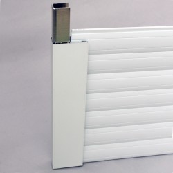 Ensemble de réhausse pour volet PVC - Largeur 150 cm - Blanc