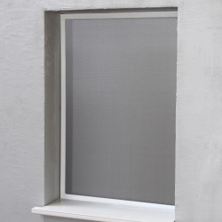 Moustiquaire Cadre Fixe Alu 100 cm x 100 cm Blanc chez Volet-Moustiquaire.com