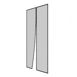 220 x 100 cm Matériau: Magnet Leogreen Noir Moustiquaire à Aimant Porte dEcran Magnétique 