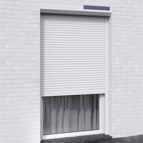Volet solaire alu  H 220 cm x L 240 cm blanc