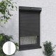 Volet roulant solaire Alu Gris H170 cm x L150 cm par Volet-moustiquaire.com