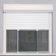 Kit moustiquaire extensible H 70 cm x L 100 cm alu blanc