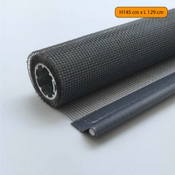 Kit de réparation toile moustiquaire enroulable alu H 145 cm x L 130 cm