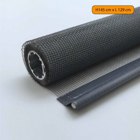 Kit de réparation toile moustiquaire enroulable alu H 145 cm x L 130 cm
