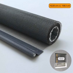 Toile de remplacement moustiquaire enroulable verticale pour porte-fenêtre