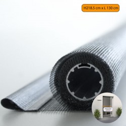Kit de réparation toile pour moustiquaire enroulable latérale alu Largeur 130 cm