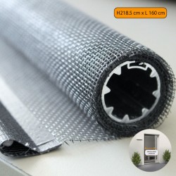 Kit de remplacement toile moustiquaire enroulable latérale alu