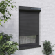 Volet roulant solaire Alu Gris H170 cm x L150 cm par Volet-moustiquaire.com