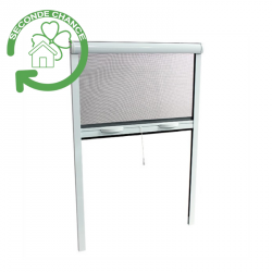 Moustiquaire enroulable verticale Alu pour porte fenêtre H 220 cm x L 160 cm "seconde chance"