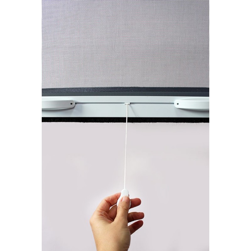 MOUSTIQUAIRE ENROULABLE PVC POUR FENETRE DE GRANDE DIMENSION H.170 cm x L.160 cm 