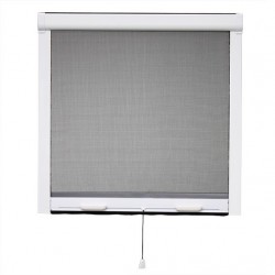 MOUSTIQUAIRE ENROULABLE VERTICALE PVC H.145 x L.100 cm POUR FENETRE
