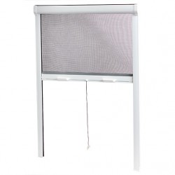 DESTOCKAGE : MOUSTIQUAIRE ENROULABLE PVC POUR FENETRE DE GRANDE DIMENSION H.170 cm x L.160 cm