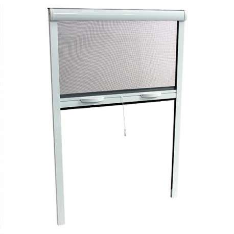 Moustiquaire ALU enroulable verticale Porte, Baie vitrée L160 x H220cm