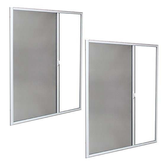 Lot de 2 Moustiquaires Latérales ALU H220 cm x L130 cm