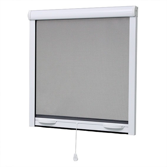 MOUSTIQUAIRE EN ALU ENROULABLE H.145 X L.130 cm POUR FE